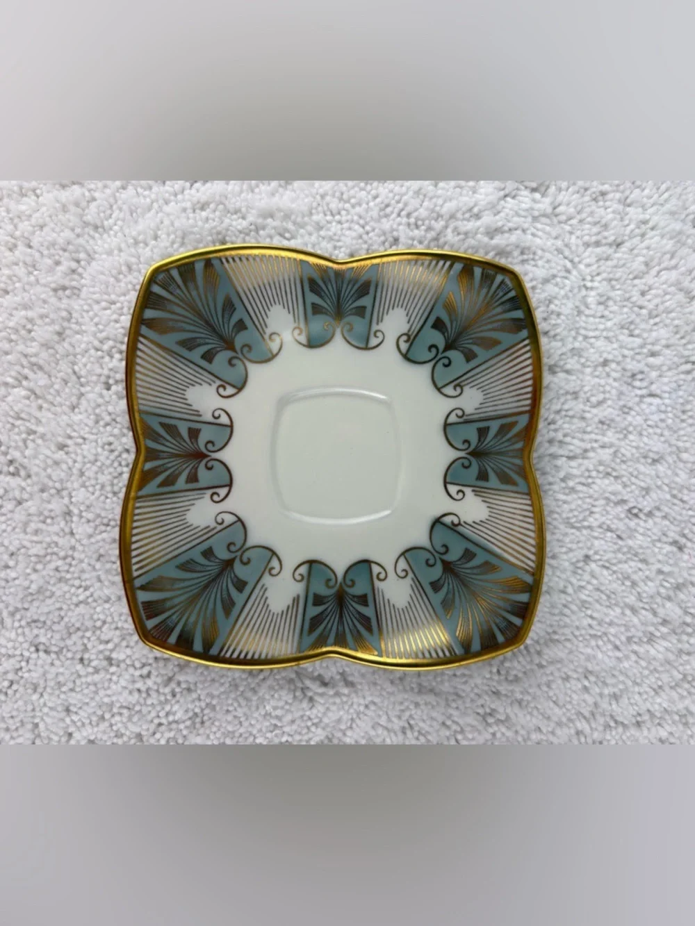 Vintage Alka Kunst Bavaria Porcelain Tea Cup/Saucer/Salad Plate Set